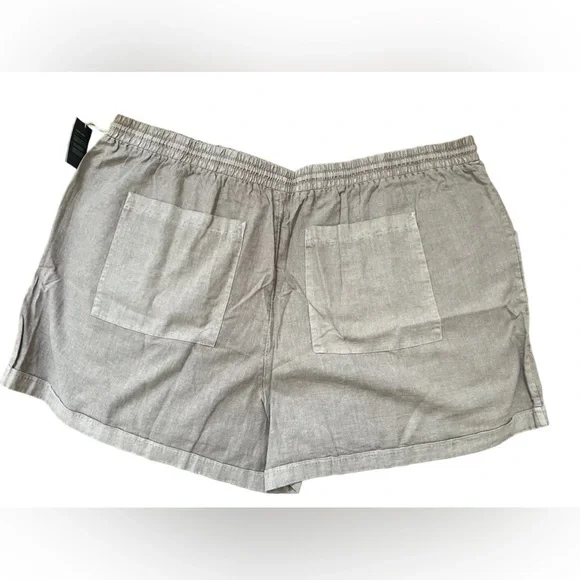 Universal Thread 3X mid-rise utility shorts brown taupe 4 convenient pockets - Picture 2 of 9